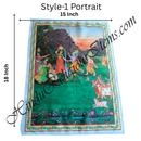 High Quality Satin Printed Pichwai (Backdrop) - Daan Leela