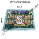 High Quality Satin Printed Pichwai (Backdrop) - Daan Leela