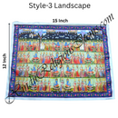 High Quality Satin Printed Pichwai (Backdrop) - Daan Leela