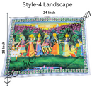 High Quality Satin Printed Pichwai (Backdrop) - Daan Leela