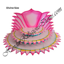 MDF Wooden Multipurpose Vraj Kamal (Lotus Seat) For Home Seva