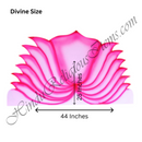 MDF Wooden Multipurpose Vraj Kamal (Lotus Seat) For Home Seva