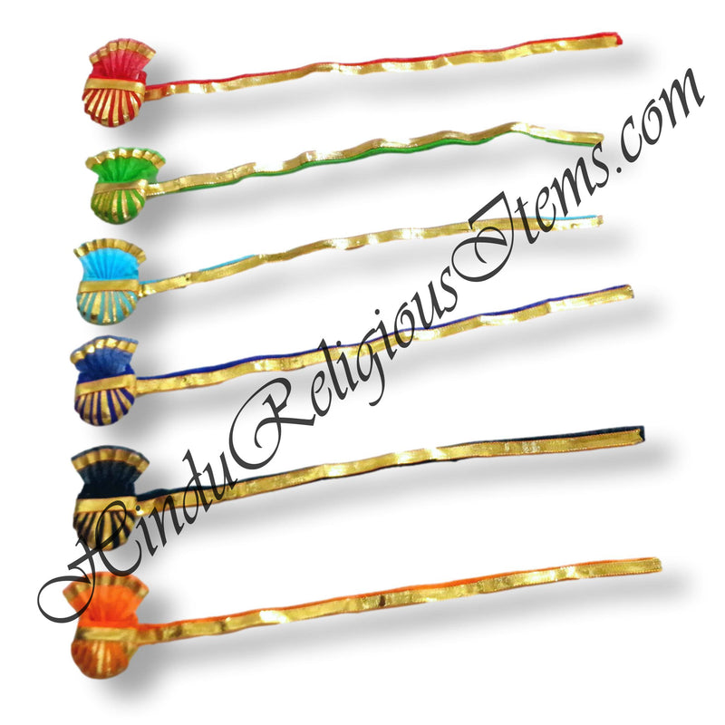 Large Cotton Gwal Paag With Golden Lace With Tie String