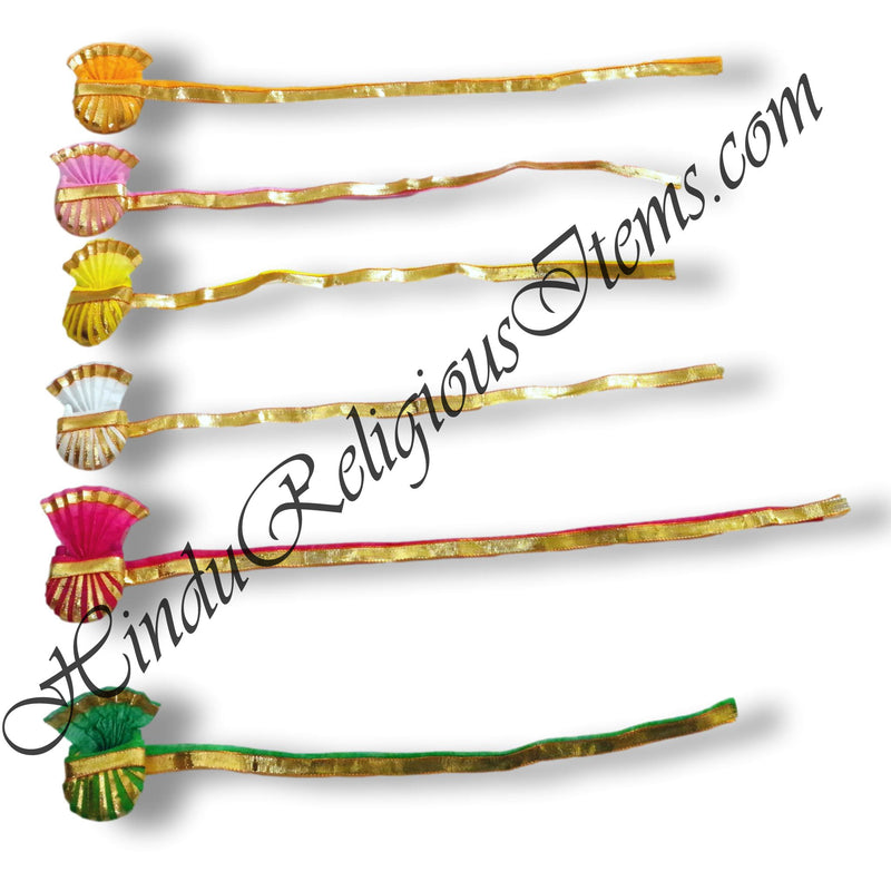 Large Cotton Gwal Paag With Golden Lace With Tie String