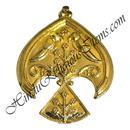 Premium Quality Golden Metal Mukut