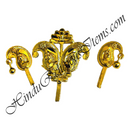 Premium Quality Golden Metal Chandrika With Katra