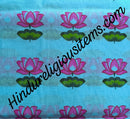 Cotton With Kamal Talaiya Print With Coloured Background Fabric/ Kapad(CKTCB)