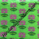 Cotton With Kamal Talaiya Print With Coloured Background Fabric/ Kapad(CKTCB)
