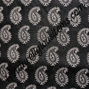 Cotton With Basma Chappa With Silver Keri Print Fabric/Kapad(CBCSKP)