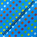 Cambric Cotton With Ek Dhari/ Ekdali Bandhani/ Chundadi Fabric/ Kapad(CCEDB)