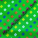 Cambric Cotton With Ek Dhari/ Ekdali Bandhani/ Chundadi Fabric/ Kapad(CCEDB)