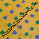 Cambric Cotton With Ek Dhari/ Ekdali Bandhani/ Chundadi Fabric/ Kapad(CCEDB)