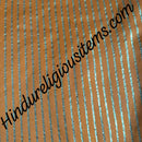 Jhari With Straight Stripes (Tass) Golden Fabric / Kapad [JSST]