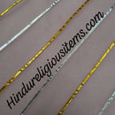 Doriya Leheriya with Golden Silver Lace (Ganga Jamuna) Fabric/ Kapad(DLGJ)