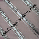 Doriya Leheriya With Silver Lace Fabric/ Kapad  [DLS]