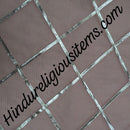 Doriya with Criss Cross Silver Lace Fabric/ Kapad [DXX]