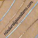 Doriya Leheriya with Golden Silver Lace (Ganga Jamuna) Fabric/ Kapad(DLGJ)