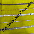 Cotton With Lace Stripes (Chadi / Dhora ke Vastra) Fabric/ Kapad(CLS)