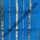 Cotton With Lace Stripes (Chadi / Dhora ke Vastra) Fabric/ Kapad(CLS)