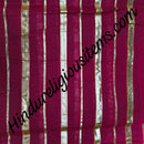 Cotton With Lace Stripes (Chadi / Dhora ke Vastra) Fabric/ Kapad(CLS)