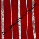 Cotton With Lace Stripes (Chadi / Dhora ke Vastra) Fabric/ Kapad(CLS)