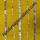 Cotton With Lace Stripes (Chadi / Dhora ke Vastra) Fabric/ Kapad(CLS)