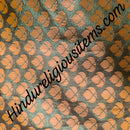 3 Patti With Golden And Silver Jhari Fabric/ Kapad(JPGS)