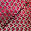 3 Patti With Golden And Silver Jhari Fabric/ Kapad(JPGS)