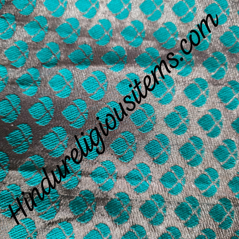 3 Patti With Golden And Silver Jhari Fabric/ Kapad(JPGS)
