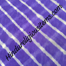 Cotton Malmal Hand Dyed Leheriya Print Fabric/ Kapad(CMHDL)