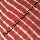 Cotton Malmal Hand Dyed Leheriya Print Fabric/ Kapad(CMHDL)