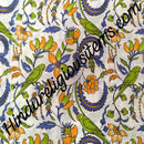 Cambric Cotton Parrot Print Fabric/ Kapad(CCPPF)