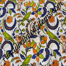 Cambric Cotton Parrot Print Fabric/ Kapad(CCPPF)