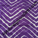 Cotton Malmal W Shape Leheriya Fabric / Kapad [CMWSL)