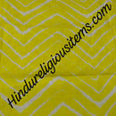 Cotton Malmal W Shape Leheriya Fabric / Kapad [CMWSL)