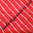 Cotton Malmal Leheriya Print Fabric/ Kapad (CML)