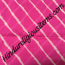 Cotton Malmal Leheriya Print Fabric/ Kapad (CML)