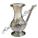 White Metal Plain With Design Jhari