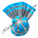 Large Cotton Kulhe Paag Golden And Silver Lace