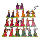 Premium Quality MDF Seva Gopi Cut Out Set With Dwarpal