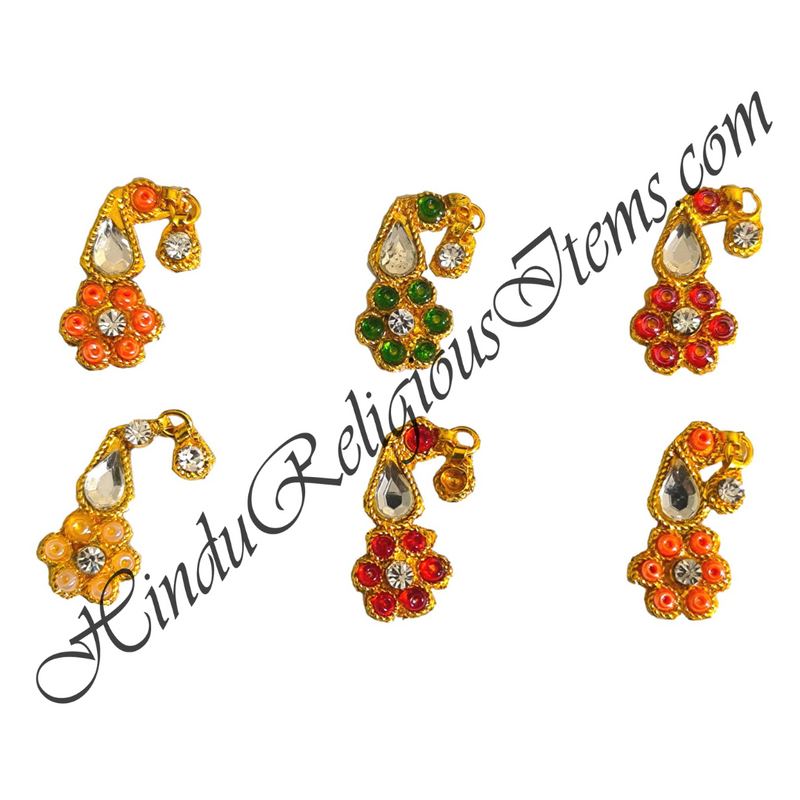 Premium Quality Golden Metal With Nang(Daimond) And Moti Sheeshful