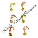 Premium Quality White Moti And Coloured Moti Sheeshful With Nang(Diamond)