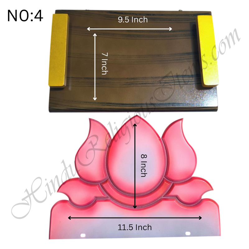 Premium Quality Wooden Kamal Sinhasan