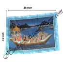 Premium Satin Printed Pichwai (Backdrop) - Naav Manorath