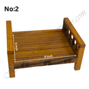 High Quality Simple Wooden Palang (Bed)