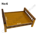 High Quality Simple Wooden Palang (Bed)