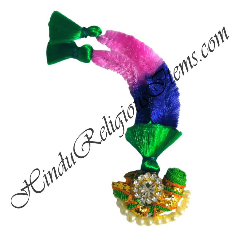 Premium Quality Duhera Resham Katra With Cotton Coloured Paag With Moti & Diamond Decoration