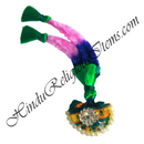 Premium Quality Duhera Resham Katra With Cotton Coloured Paag With Moti & Diamond Decoration