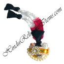 Premium Quality Duhera Resham Katra With Cotton Coloured Paag With Moti & Diamond Decoration