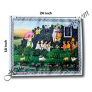 High Quality Satin Printed Pichwai (Backdrop) - Pratham Milan